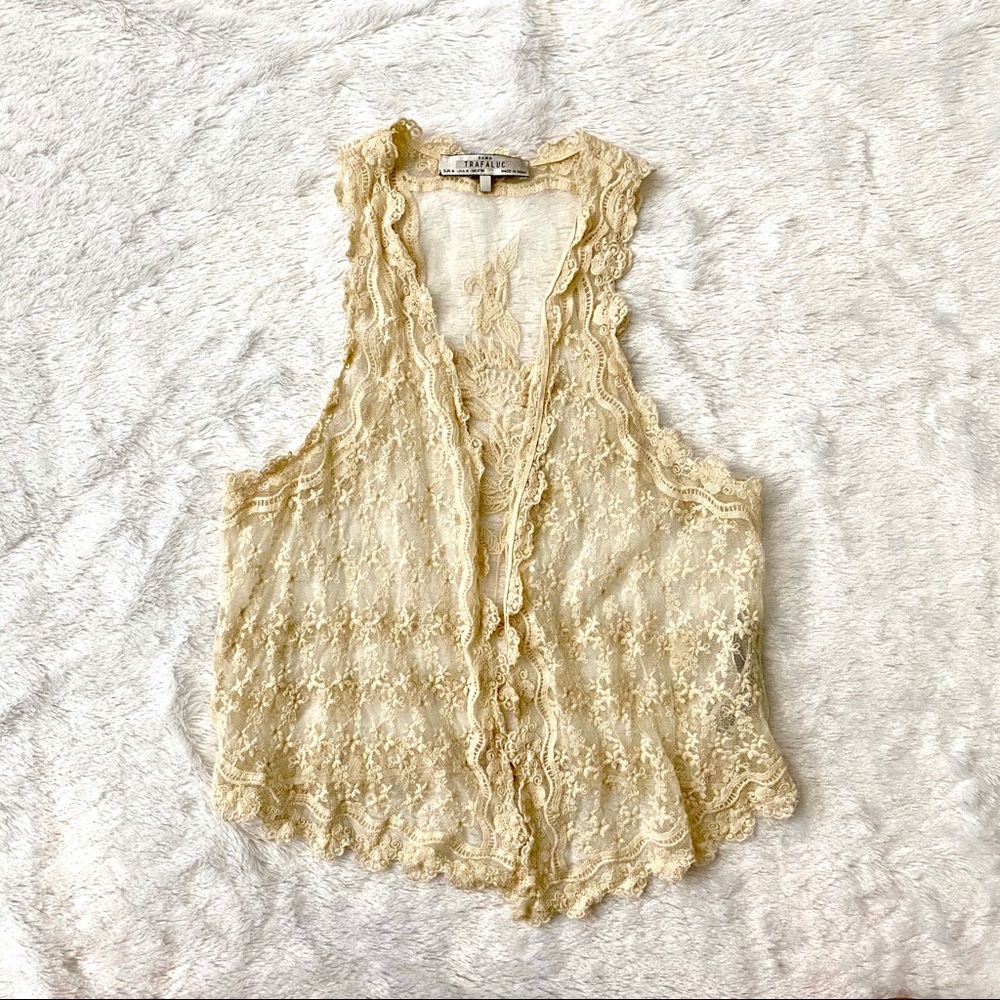 Beautiful Zara lace vest